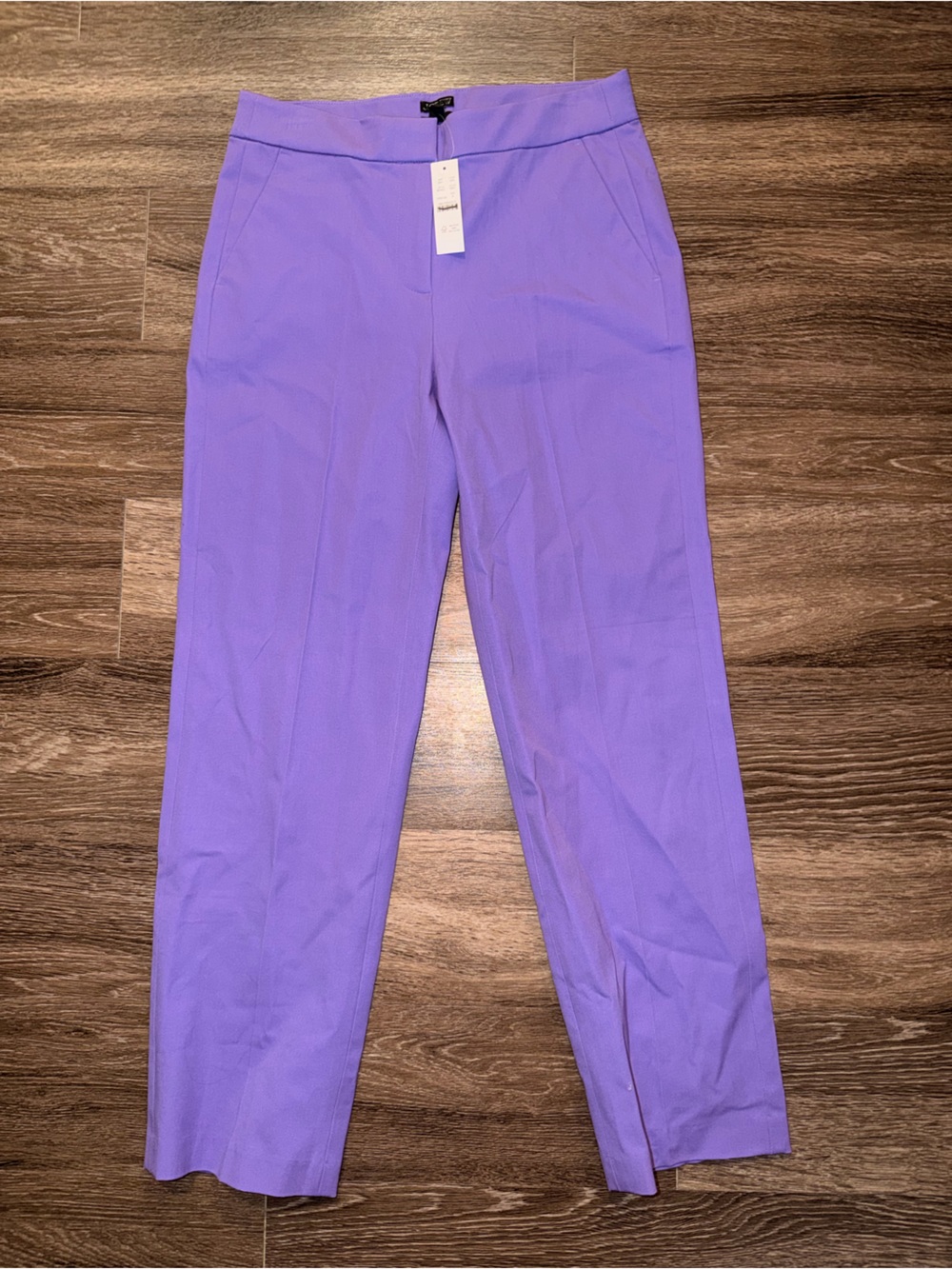 J. Crew Lavender Straight-Leg Dress Pants